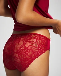 Lace Back Hipster Panty