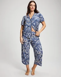 Piped Crop Pajama Pants