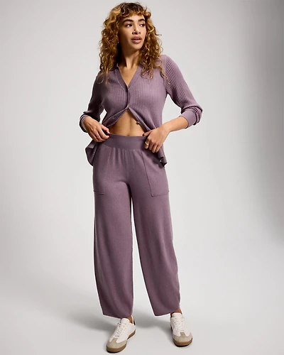 Premier Knit Rib Barrel Pants
