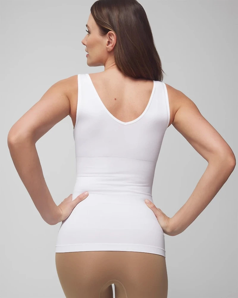 Mid-Level Shaping Seamless Reversible 2-Way Tank