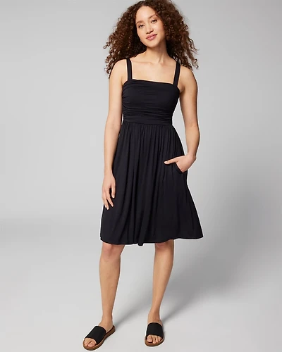 Rouched Short Bra Dress