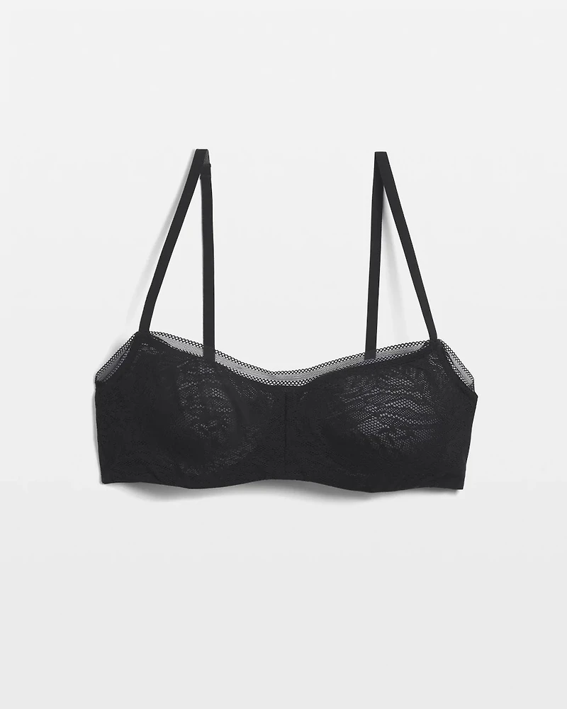 Soma Unlined Balconette Bra with Stretch Lace