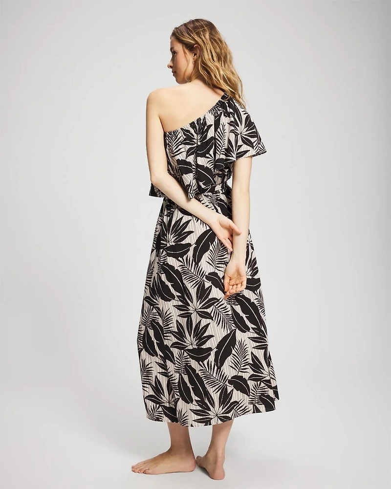 Island Time Ruffled Midi Dress