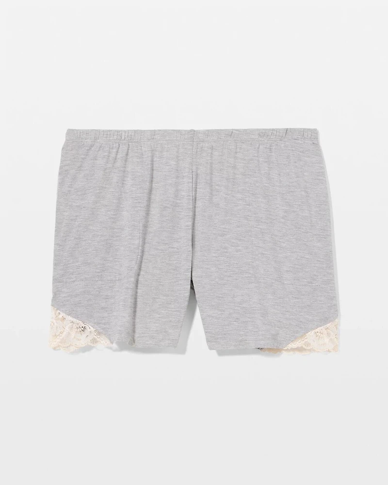 Lace Trim Shorts