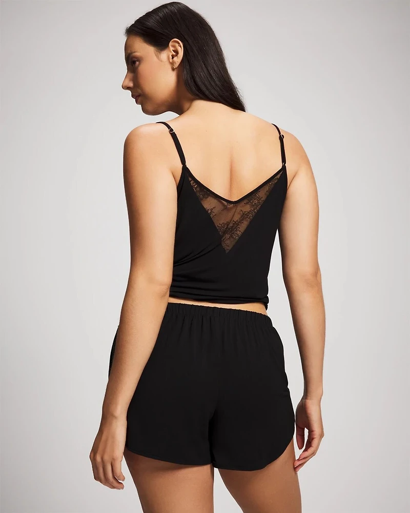 Lace Relaxed Pajama Short
