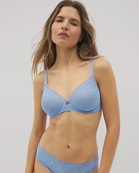 Soma Unlined Perfect Coverage Bra with Stretch Lace