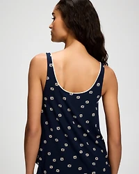 Pajama Tank With Piping