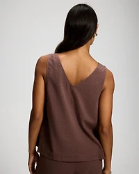 Textured Stripe Relaxed Tank