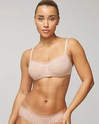 Soma Unlined Balconette Bra with Stretch Lace