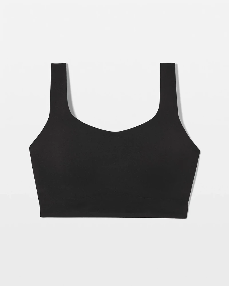 Wide Strap Yoga Bra