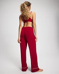 Pajama Pant w/ Cuff and Piping