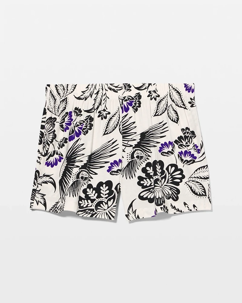 Smocked Waist Pajama Short