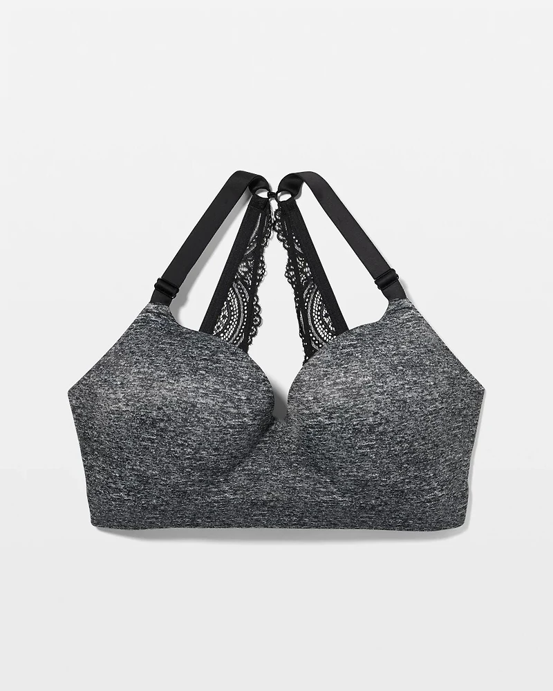 Luxe Wireless Bra with Lace Back