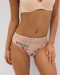 High-Leg Panty with Lace