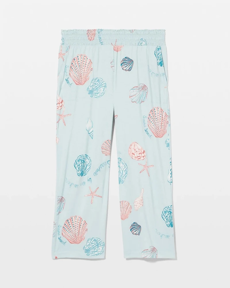 Cropped Pajama Pants