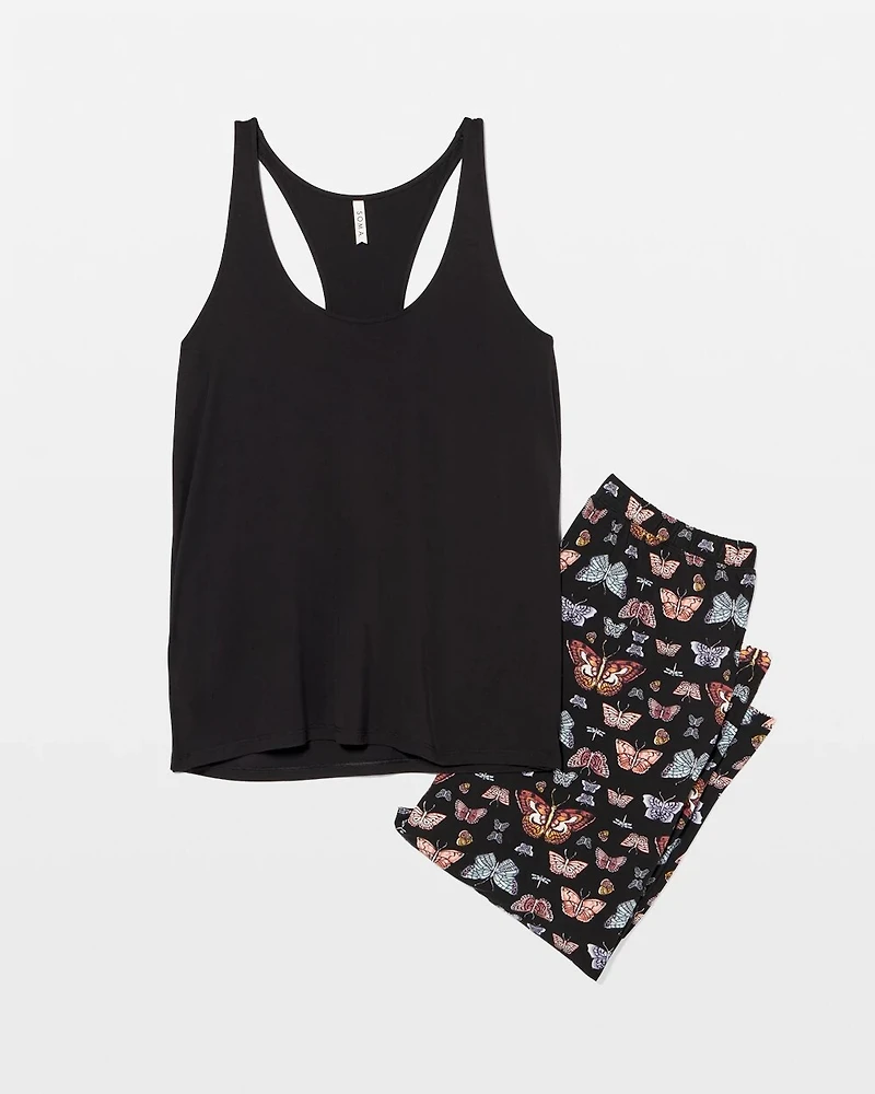 Tank + Crop Pants Pajama Set