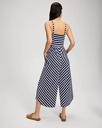 Cotton Ruched Bodice Jumpsuit