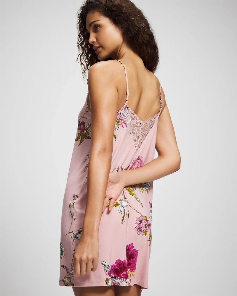 Lace Trim Chemise