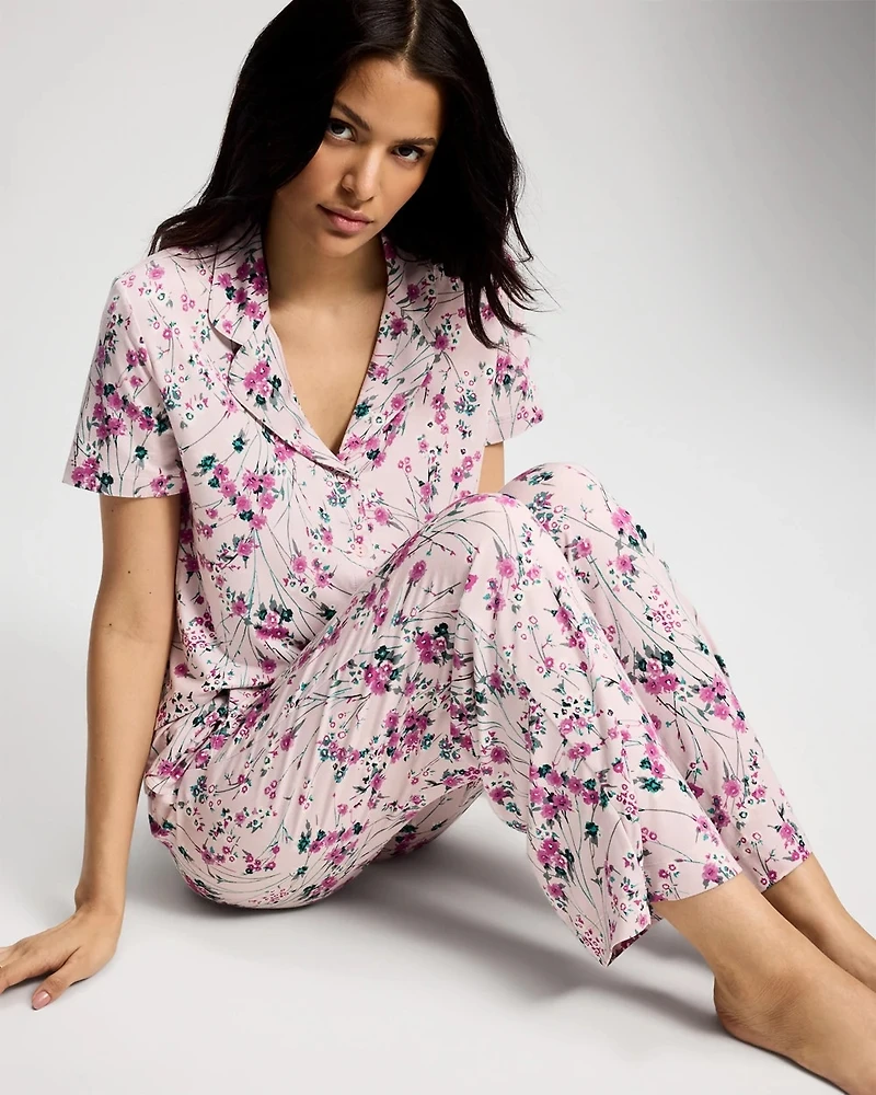 Printed Pajama Pants