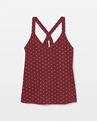 Piped Racerback Pajama Tank