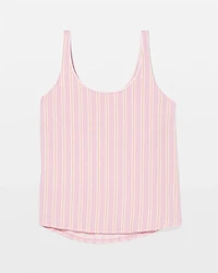 Pajama Tank With Piping