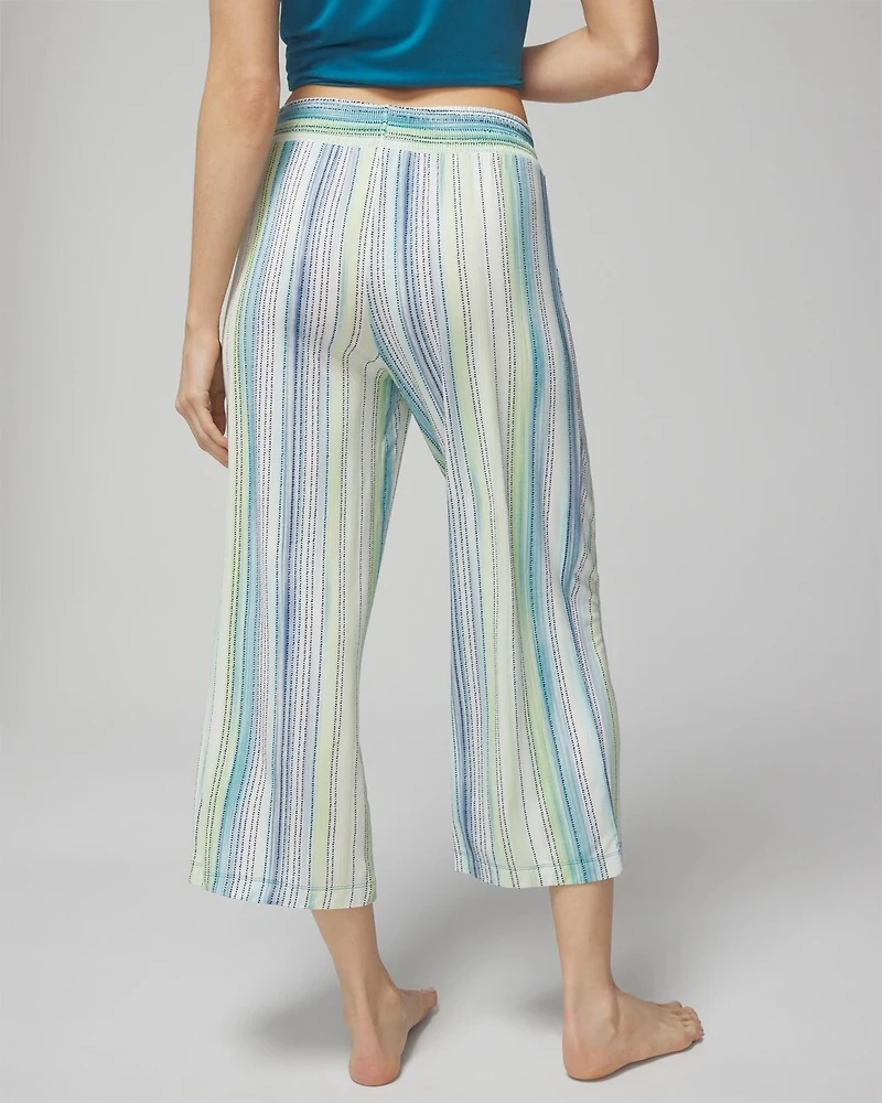 Cropped Pajama Pants