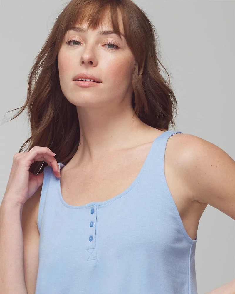 Henley Pajama Tank