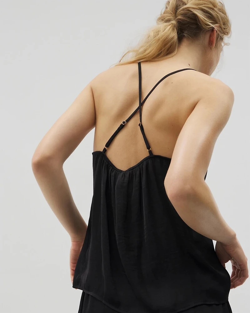 Lace Trim Pajama Cami