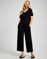 Essential Terry Short Sleeve Raglan Top