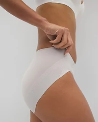 High-Leg Brief Panty with Lace