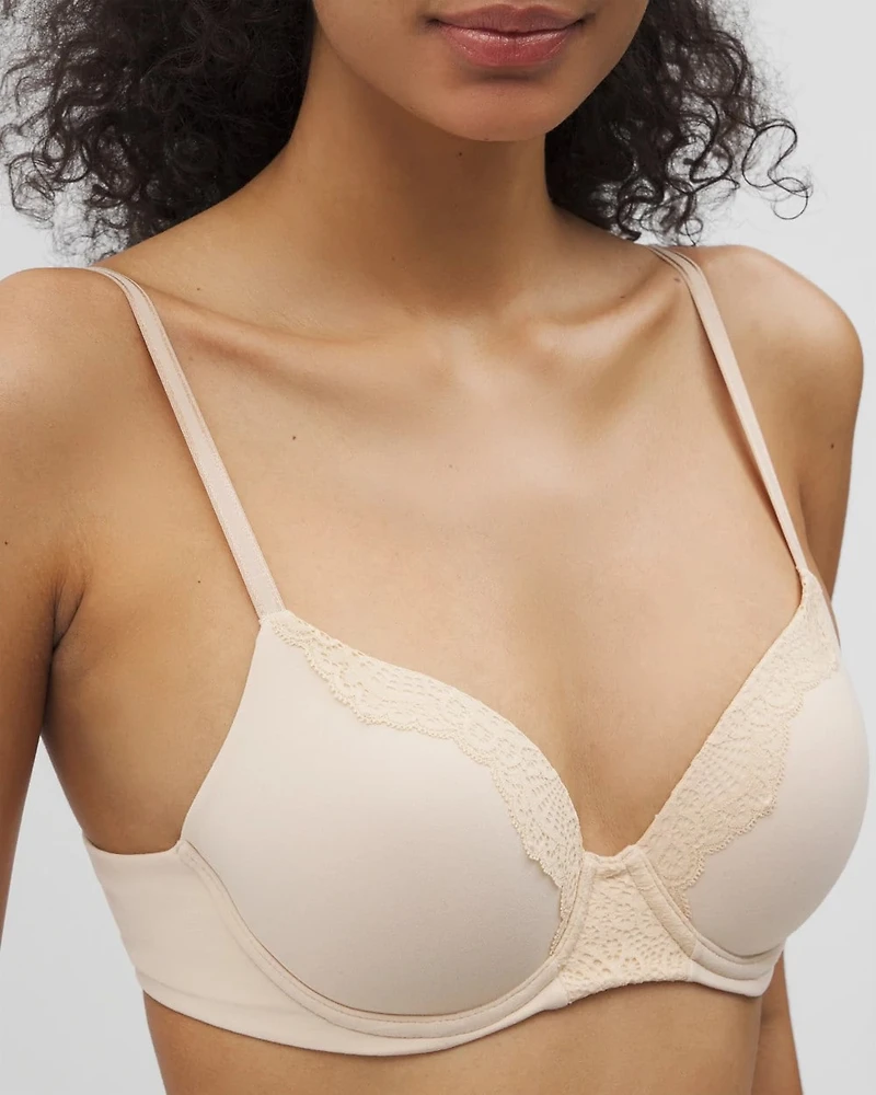 Embraceable Perfect Coverage Bra with Crochet Lace