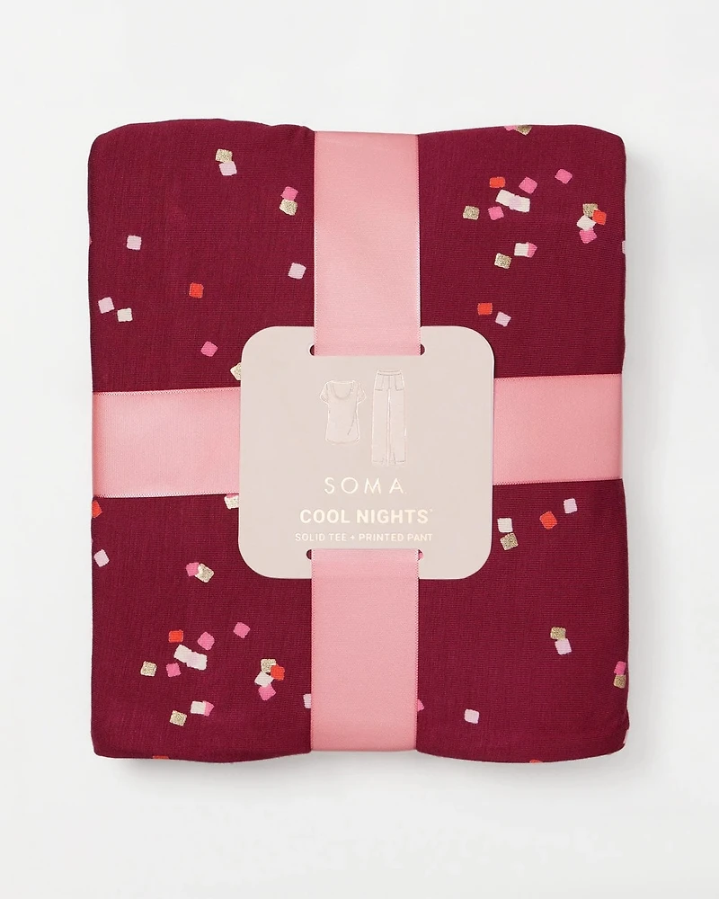 Packaged Short-Sleeve Pant Pajama Set