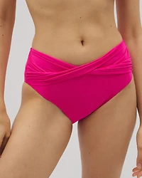 Twist-Front Bikini Bottoms