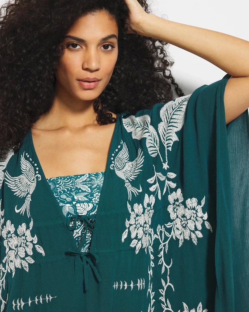 Embroidered Cover-Up