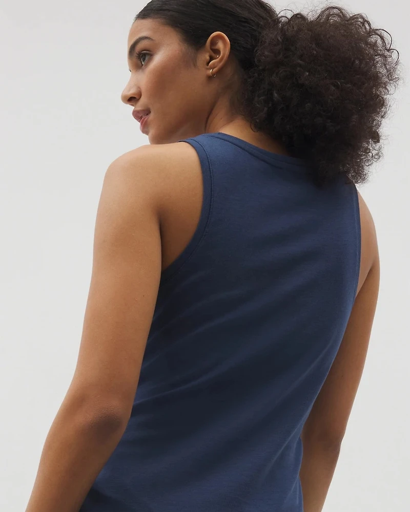 Ruched Pajama Tank