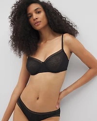 Soma Unlined Balconette Bra with Stretch Lace