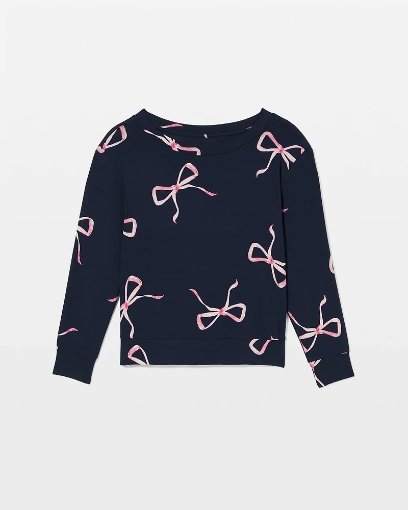 Long-Sleeve Pajama Top