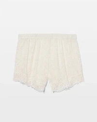Allover Fresco Lace Pajama Shorts