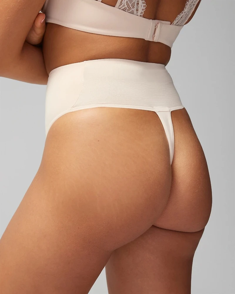 Tummy High-Waist Thong Panty
