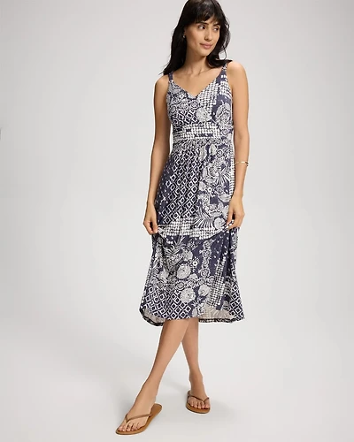 Surplice Midi Bra Dress
