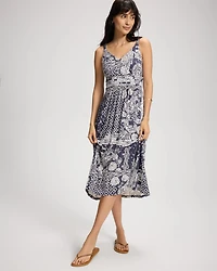 Surplice Midi Bra Dress