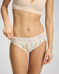 High-Leg Brief Panty with Super Soft Signature Lace