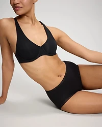 Cotton Brief Panty with Lace Trim