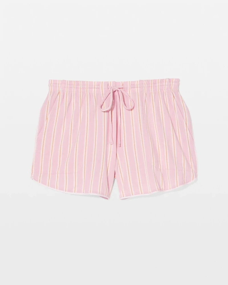 Printed Pajama Shorts