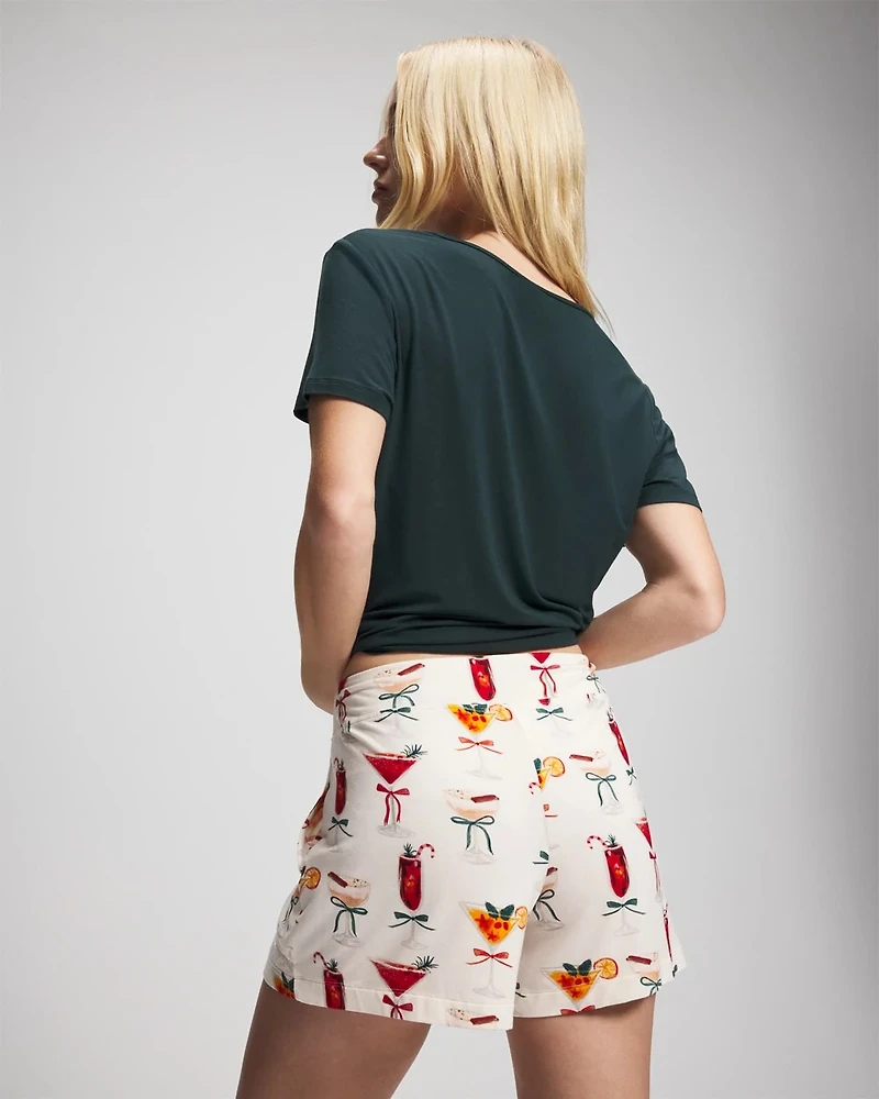 Packaged Short-Sleeve Short Pajama Set