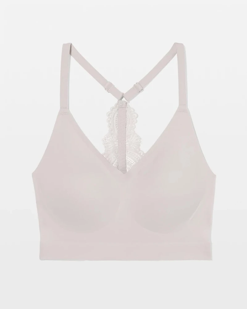 Racerback Bralette with Lace Back