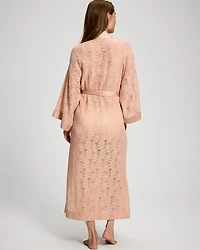 Allover Lace Kimono Robe