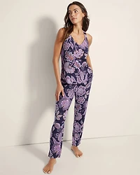 Piped Racerback Pajama Tank