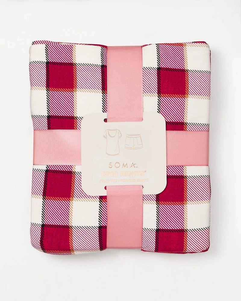 Packaged Short-Sleeve Short Pajama Set