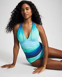 Desert Mirage Halter Tankini Top